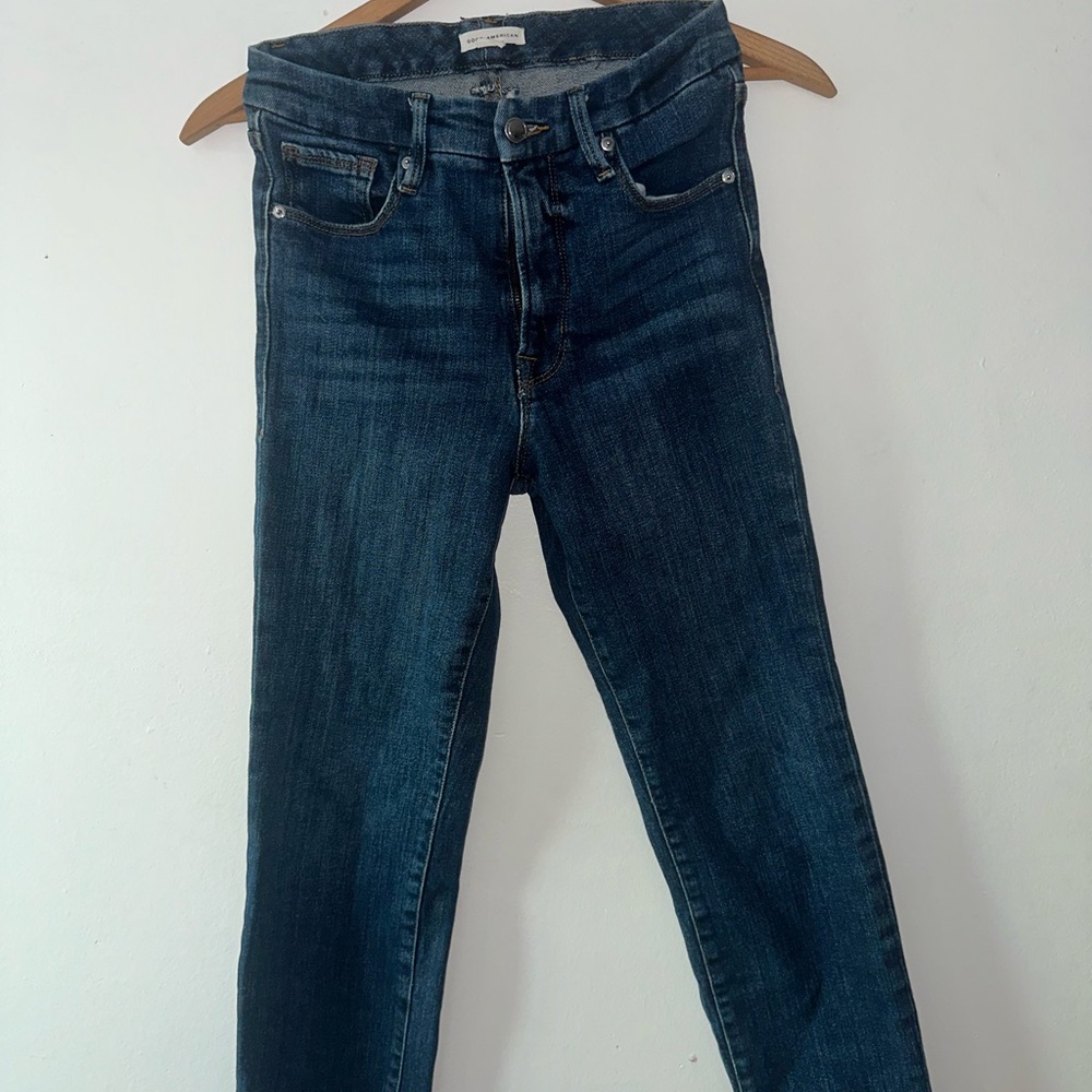 Good American Dark Blue Skinny Jeans